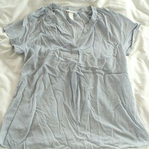 Oxford style maternity shirt